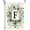 Initial F, variant on Monogram Garden Flag Initial Letter P 12x18 Inch Double Sided for Outsdie, Small Spring Floral Family Last Name Welcome Decoration for Outdoor Lawn Yard