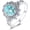 5.5, variant on Natural Turquoise Ring for Women 925 Sterling Silver Vintage Flower with Oval Cut Turquoise Ring