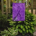 thumbnail image 2 of Carolines Treasures AN1207GF Purple Ribbon for Pancreatic and Leiomyosarcoma Cancer Awareness Flag Garden Size  Small, 2 of 3