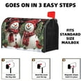 thumbnail image 2 of Pbobriich Christmas Snowman Mailbox Cover Magnetic Standard Size,21x25.5, 2 of 5