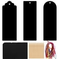 thumbnail image 2 of YAOMOBB Colored Scratch Paper Rainbow Scratch Bookmark Set DIY Art Kit with Hanging Hole for Gift and Party Favors Includes 48 Ribbons and Stylus, 2 of 6