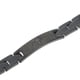 thumbnail image 5 of Men's Black Stainless Bracelet Bangle Wristband Chain jinwen Pulsera Hombres Cruz Escritura Titanio Acero Negro, 5 of 7