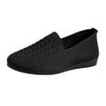 thumbnail image 3 of Women Wide Width Breathable Walking Comfortable Slip on Sneakers Lightweight Sneaker Nurse Shoes Arch Support Sneakers Breathable Soft Running Shoes Anti Skid Sports Diabetic Foam Shoes, 3 of 7