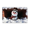 thumbnail image 2 of Christmas Diatomite Doormat Absorbent Entryway Rug, Mud Resistant Indoor Outdoor Mat, Quick Dry Short Pile Non Slip Rubber Backing, Easy Clean Front Door Mat for Winter Decor, 2 of 6