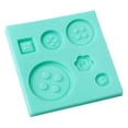 thumbnail image 2 of Molde de botón, molde de silicona DIY, molde de pastel de Fondant para caramelo, Chocolate, herramienta para hornear en la cocina, 2 of 7