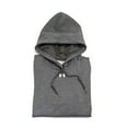 thumbnail image 2 of Under Armour Womens Hustle Fleece Hoodie , Carbon Heather 090/White , Medium, 2 of 3