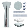 thumbnail image 6 of BELLEZE 48,000BTU Patio Mocha Heater Wheel On Base LP Propane Heat CSA Certified, W/ Double-Side Waterproof Grey Heater Cover, 6 of 7