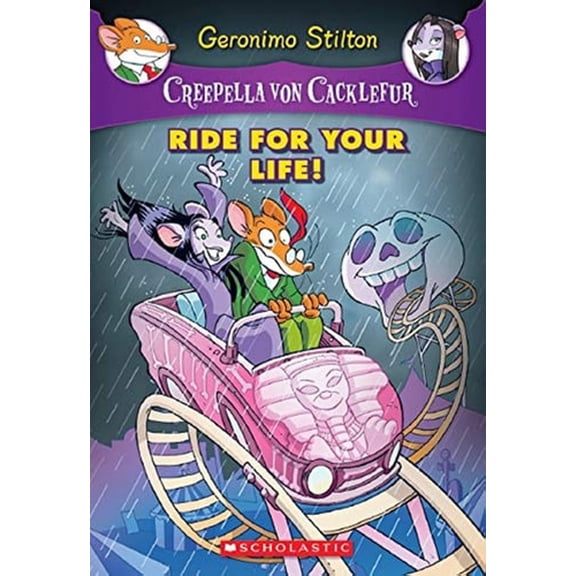 Pre-Owned Creepella Von Cacklefur: #6 Ride for Your Life! (Paperback) by Geronimo Stilton