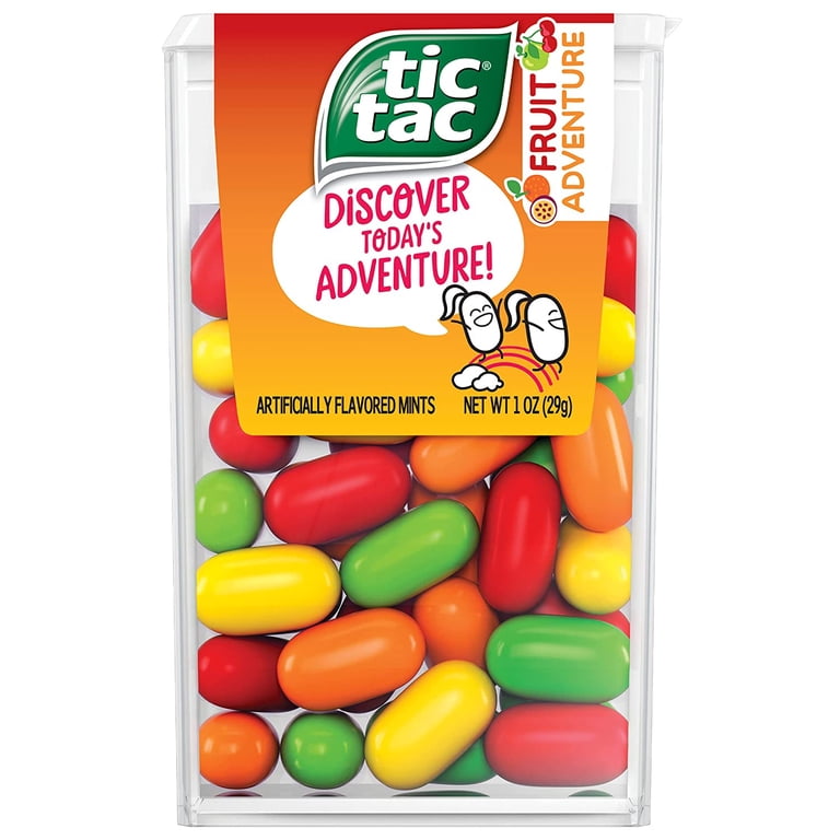 DigitalAccidentTacticsSquad 一枚300円 tic tac Fruit Adventure Singles, 1 Ounce (Pack of 12) - Walmart.com