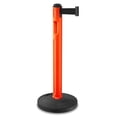 thumbnail image 6 of Lavi Industries 80-5000OR1-FY Plastic Post Tempest Outdoor Stanchion With 12 Ft.  Orange Retractable Barrier, Fluorescent, 6 of 7