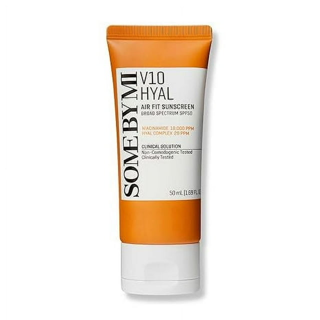 SOME BY MI V10 Hyal Air Fit Sunscreen SPF 50 – 1.69oz, 50ml – Korean Centella Sunscreen for Face with UV Protection