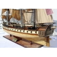 thumbnail image 4 of USS Constitution 56" XL With Display Case No Glass, 4 of 10
