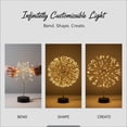 thumbnail image 5 of Starburst Dandelion Fireworks Table Light 15.74" with 100 LED Fairy Lights, Adjustable Branches, Perfect Christmas Table Centerpiece & Gift for Home Party Wedding Decoration, 5 of 8