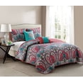 thumbnail image 1 of VCNY Home Casa Real Collection Comforter Soft & Cozy Bedding Set, Stylish Chic Design for Home DÃ©cor, Machine Washable, Multi 4 Twin XL, 1 of 10