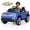 Blue, variant on EVOKEDEN 24V Licensed Chevrolet Silverado Electric Car for Kids, Ride on Toys for Toddlers with Remote Control, Soft Start, LED Lights, Music Player, Seat Belts, Black