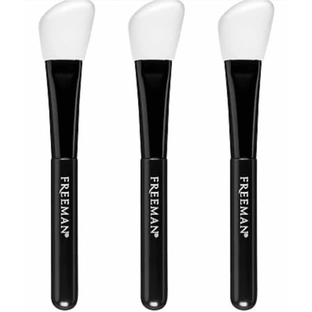 Freeman Silicone Face Mask Applicators, Flexible Facial Mud Masks Applicator, 3pk