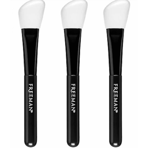 Freeman Silicone Face Mask Applicators, Flexible Facial Mud Masks Applicator, 3pk