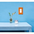 thumbnail image 5 of WIRESTER 1-Gang Decorator Light Switch Plate/Wall Plate Cover, Solid Orange, 5 of 6