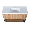 thumbnail image 6 of 48 Inch Freestanding Bathroom Dresser With Resin Basin And Feature - Plywood Made Luxury 48" Vanity To Damage Sink Big Storage, 6 of 7