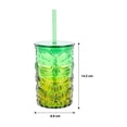 thumbnail image 3 of Vaso Way to Celebrate de Plástico con Diseño Tiki para Bebidas Frías, 3 of 4