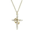 thumbnail image 2 of Y-shaped Crown Cross Clavicle Necklace For Women, 2 of 2