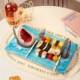 thumbnail image 6 of Shark Plates, Upgraded 3-in-1 Shark Sushi Plate, Shark Sushi Plate, Shark Plate with Sauce Compartment, Food Safe Material, Microwave/Oven/Refrigerator/Dishwasher Safe (Ellipse - A), 6 of 6