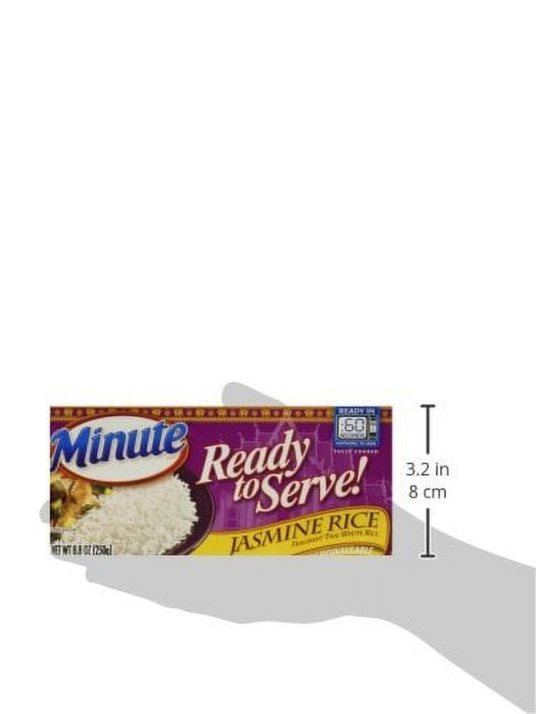 Minute Jasmine Rice Microwaveable Rice Cups 4.4 oz (Pack of 10)