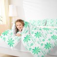 thumbnail image 4 of Homewish Xmas Snowflakes 3 Pieces Queen Comforter Set for Boys Girls,Happy New Year Ultra Soft Bedding Sets,Merry Christmas Bedding Comforter Set Breathable,Breathable Home Decor,Reversible, 4 of 8