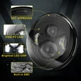 thumbnail image 5 of Combo 7" Round LED Headlight+Fog Lights+Turn Lamp For Jeep Wrangler JK 2007-2017, 5 of 14