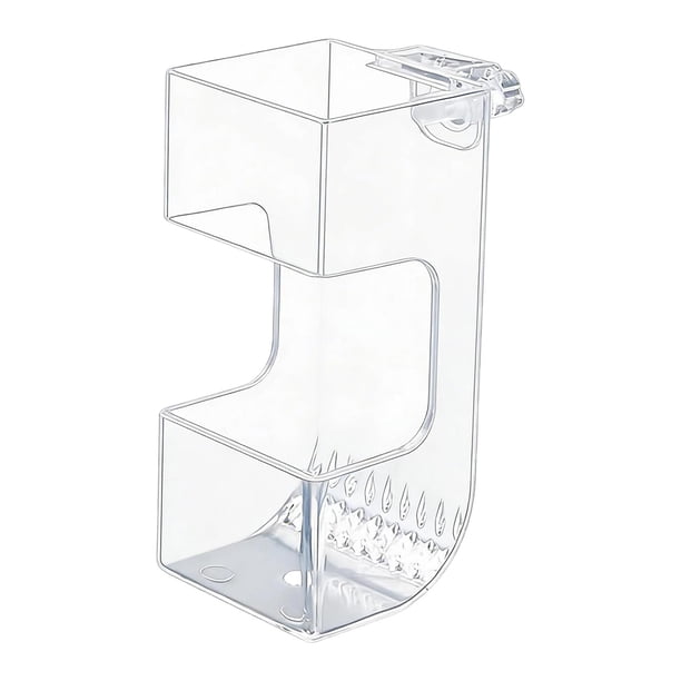 Bandeja de Alimentación para Acuario, Tubo de Alimentación, Transparente, Dispensador de Comida Compacto, Versátil Y Fácil de Instalar.