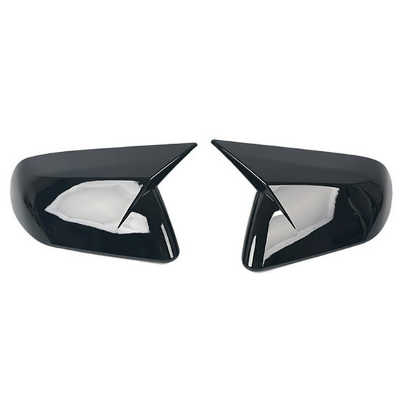 Rear View Mirror Cover Caps For Ford Mustang 2015-2022, ABS Side Door Wing Mirror Cap Covers Protect Decorate Exterior Car Accessories-black