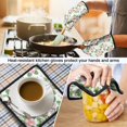 thumbnail image 5 of Pioneer Flower Floral Print Pattern 1-Pack Oven Mitts Set, Heat Resistant Kitchen Gloves, 7.7" X 12", 5 of 6
