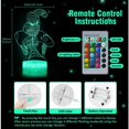 thumbnail image 3 of Luz nocturna 3D Zhivalor para niños, Spiderman, 16 colores con control remoto, 3 of 5