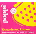 thumbnail image 2 of Poppi Soda Prebiotic Strawberry Lemon (Pack of 6), 2 of 2