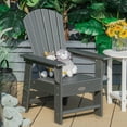 thumbnail image 2 of Costway Patio Kids' Adirondack Chair Seat Weather Resistant for Ages 3-8 Gray, 2 of 7