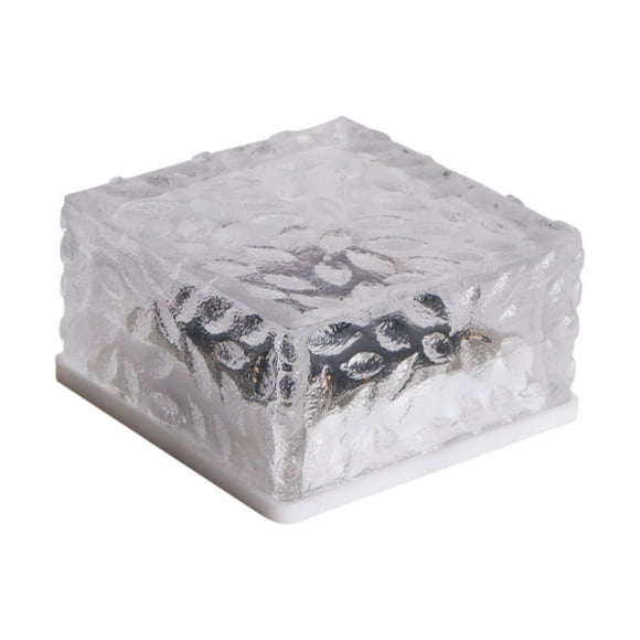 Lámpara de azulejo de piso luz cuadrada sin cables a prueba de lluvia adoquines luz Solar al aire libre para pabellones de carretera de cubierta