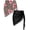 A-black/Lily Leopard, variant on 2 Pieces Women Beach Sarongs Sheer Cover Ups Chiffon Bikini Wrap Skirt for Swimwear