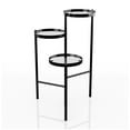 thumbnail image 2 of Furniture of America Selena Indoor 3-Tier Plant Stand, Black, 2 of 6