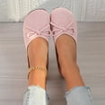 thumbnail image 4 of Wensltd Women Shoes Summer Closed Toe Shoes Retro Style Flat Comfort Shoes for Dress Wear and Casual Outings Pink, 4 of 8