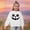 White, variant on Nrmvnmi Toddle Boys Girls Sweatshirt Cute Pumpkin Face Graphic Printed Pullover Top Round Neck Long Sleeved Fashion Shirt Casual Comfortable Sports Top Fall Winter Lightweight Clothes