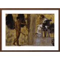 thumbnail image 2 of Art.com Huldigung an die Malerei. 1889 Giclee Print by Franz von Stuck, Brown Frame Wall Art, 29" x 21", 2 of 5