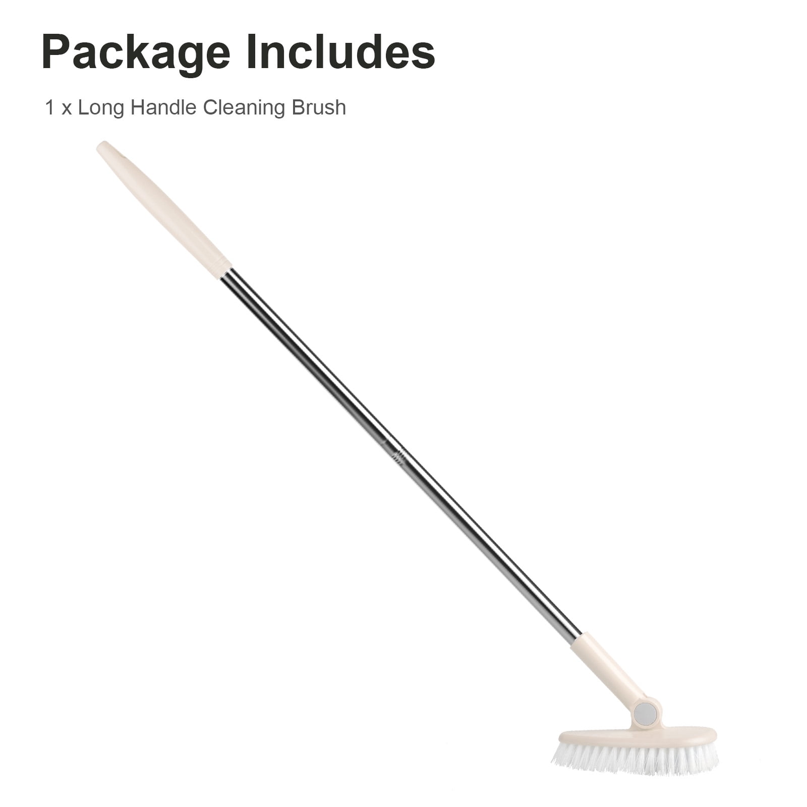 TSV 2PCS Scrub Cleaning Brushes, Heavy Duty Cleaning Brush with Comfortable  Grip Handle Scrubbing Brush for Cleaning Bathroom, Kitchen, Tile and