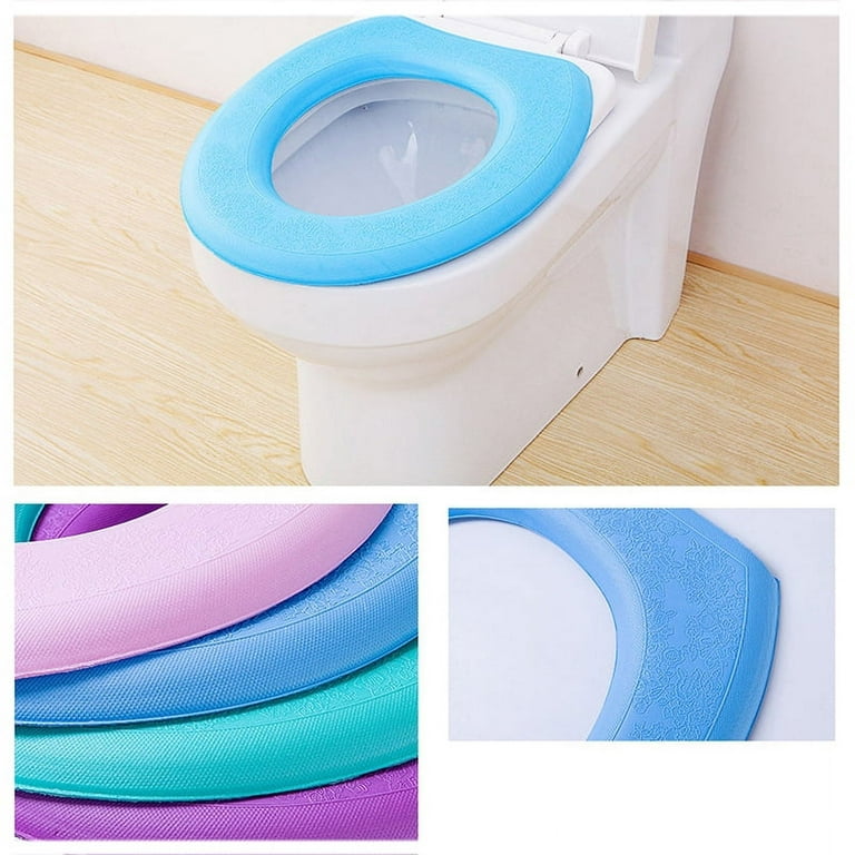 Toilet Seat Pad Waterproof Soft Adhesive Toilet Seat Cushion Toilet Seat  Cover 