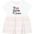 thumbnail image 3 of Inktastic My 1st Lacrosse Season Girls Baby Dress, 3 of 5