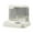 White, variant on Gravity Pet Feeder and Water Dispenser Set, Automatic Dog Feeder and Dog Water Dispenser for Dogs Cats Pets Animals Large Capacity