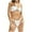 D-White, variant on Wyobmus Women Bikini Sets 2 Piece Swimsuits One Shoulder Twist Strap Top With High Cut Bottom Chest Pad Bathing Suits D-White