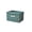 Green, variant on Orangide Linen Fabric Storage Box with Lid, Foldable Organizer Bin with Handles, Stackable Storage Basket for Clothes, Blankets, Home Office Organization