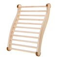 thumbnail image 1 of Respaldo para sauna TOLHYUN de madera en forma de S, 50 x 40 cm, 1 of 6