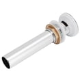 thumbnail image 4 of Popup Drainer, Drain Stopper Highly Glossy  Practical  For Bathroom For Washbasin Electroplating Popup With Hole, 4 of 8