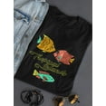 thumbnail image 3 of Tropical Islands Fish Set Shaped T-Shirt Women -Image by Shutterstock, Female XX-Large, 3 of 4